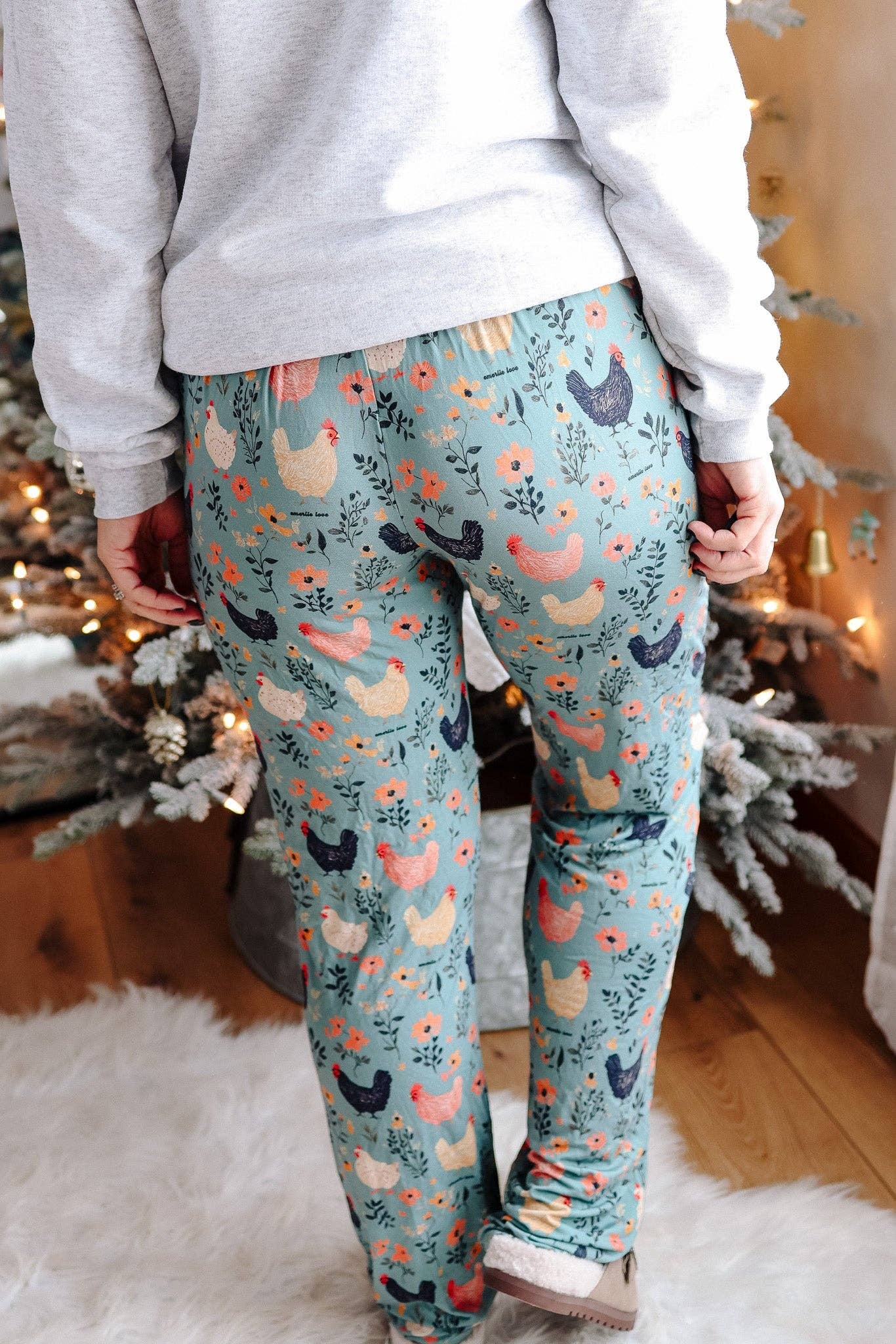 Cozy Chickens Pajama Bottoms