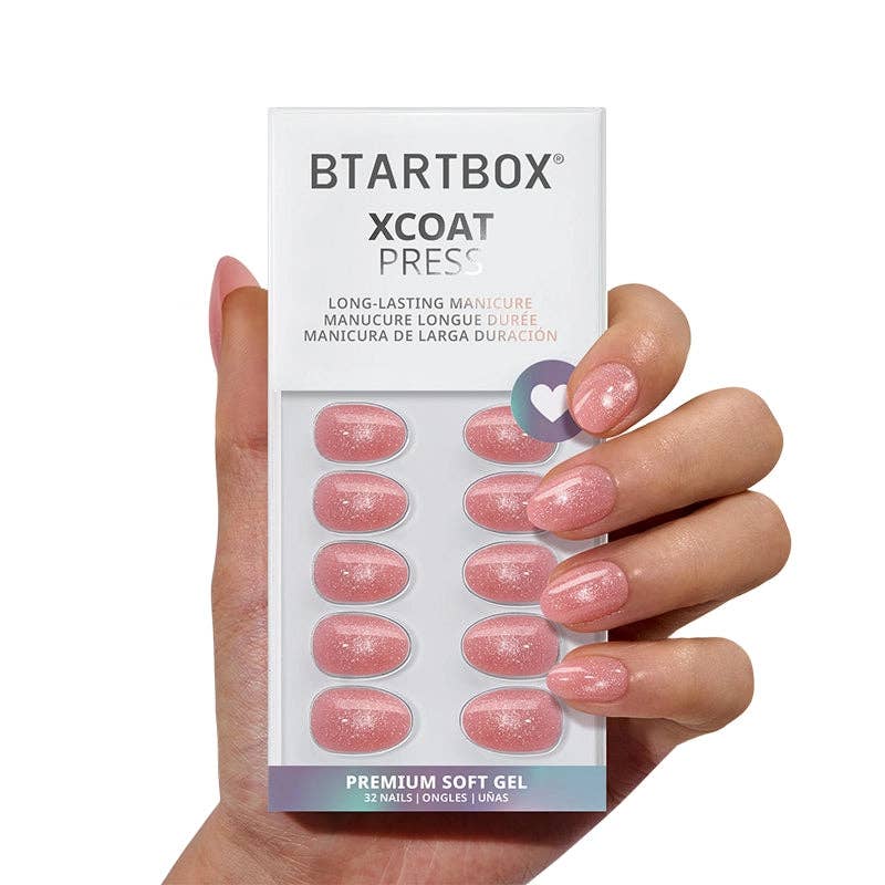 Fake Nails Kit- Extra Short Almond Nails