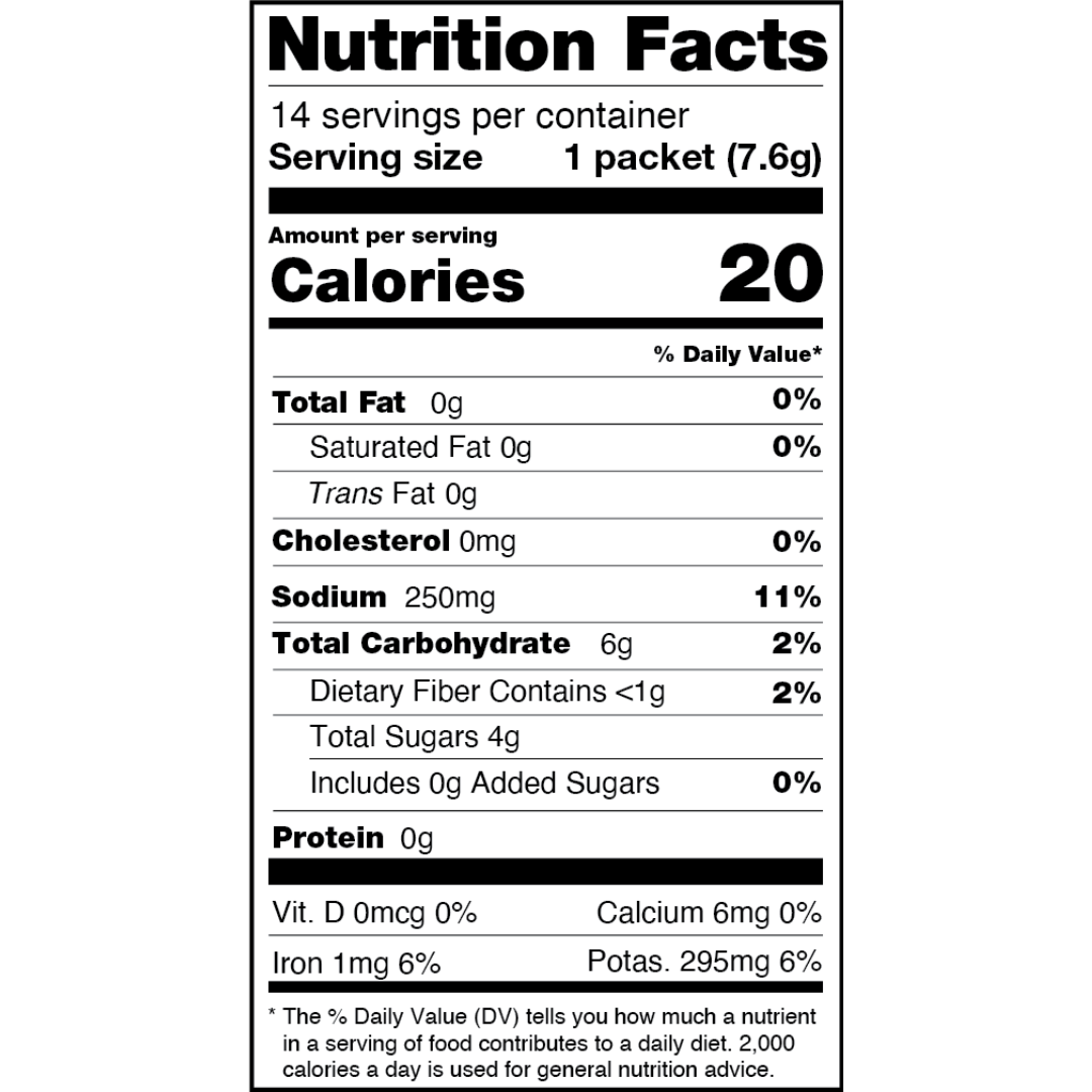Cure Hydrating Electrolyte Drink Mix - Tropical Punch (14ct)