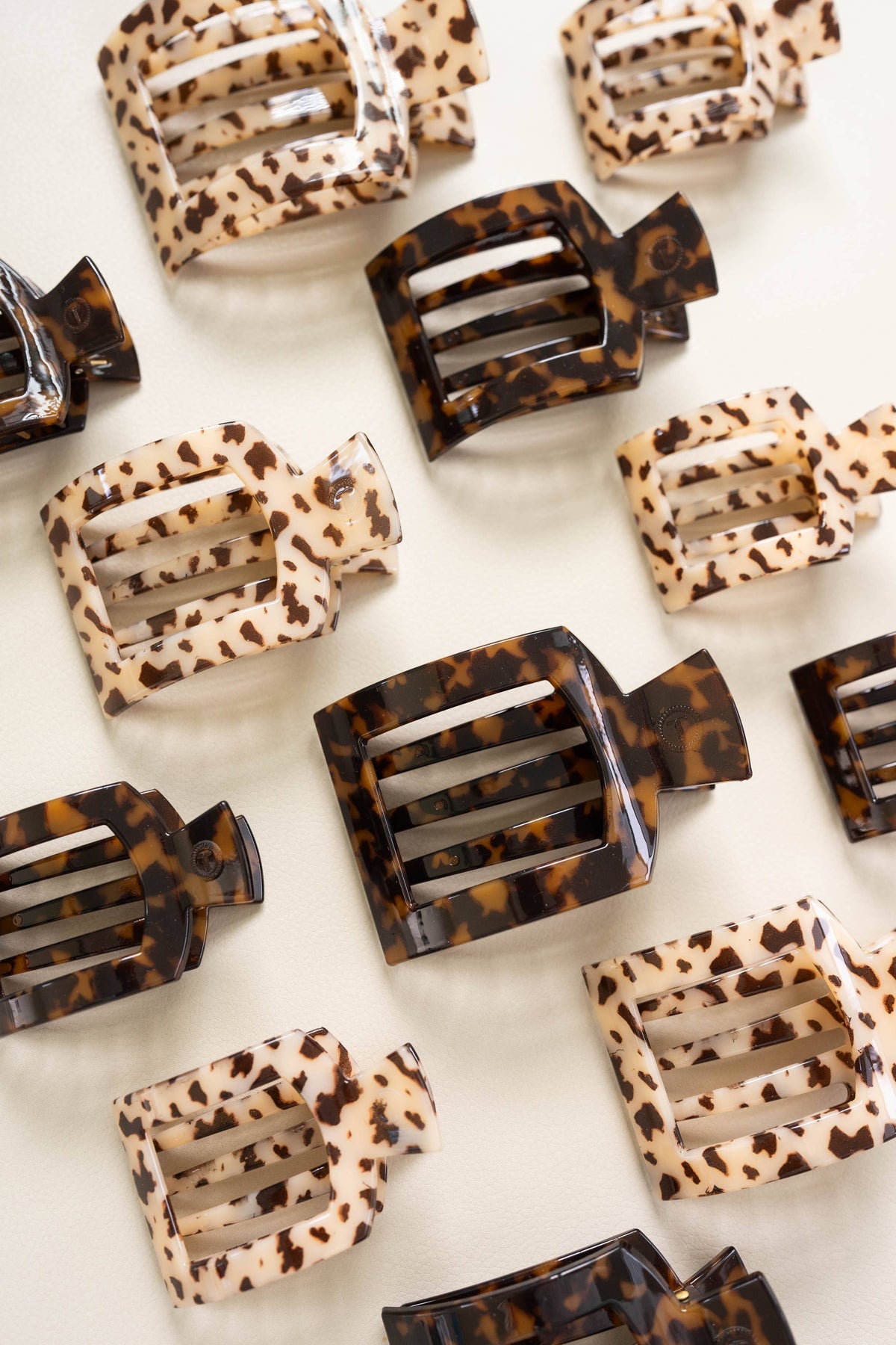 Blonde Tortoise | Large | Flat Square Hair Clip