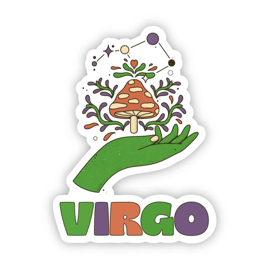 Virgo Zodiac Sign Sticker