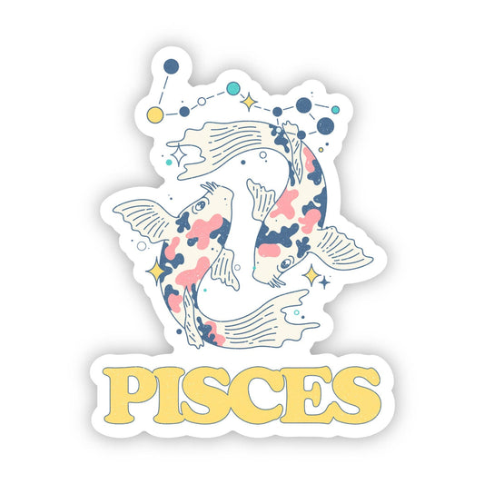 Pisces Zodiac Sign Sticker