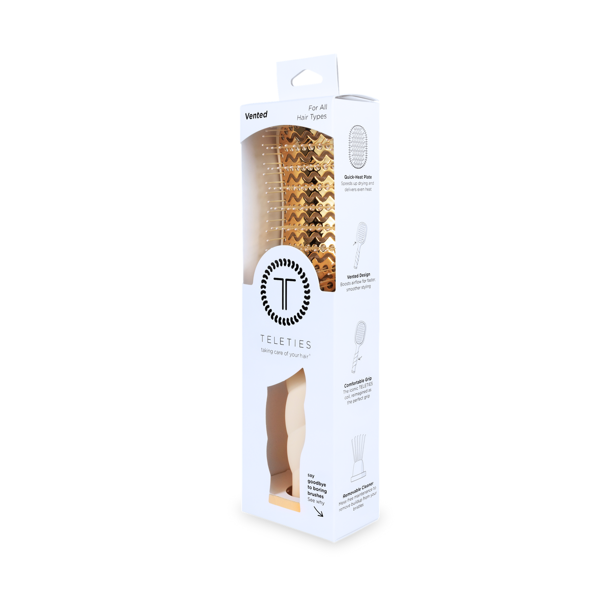 Vented Brush | Full Size | Tan