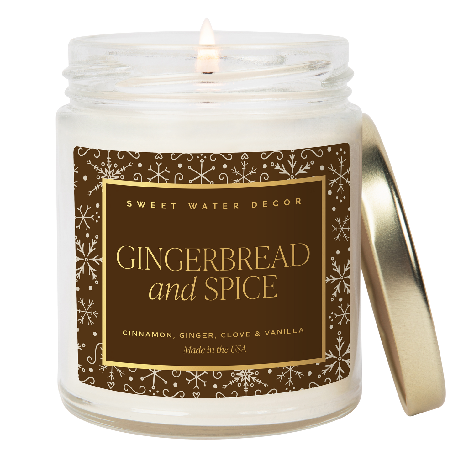 Gingerbread and Spice 9 oz Soy Candle