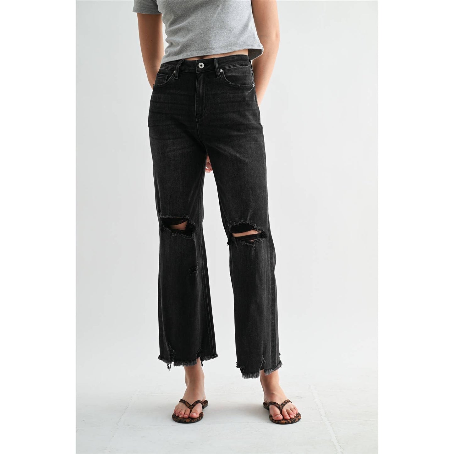 Midnight Rebel Distressed Jeans