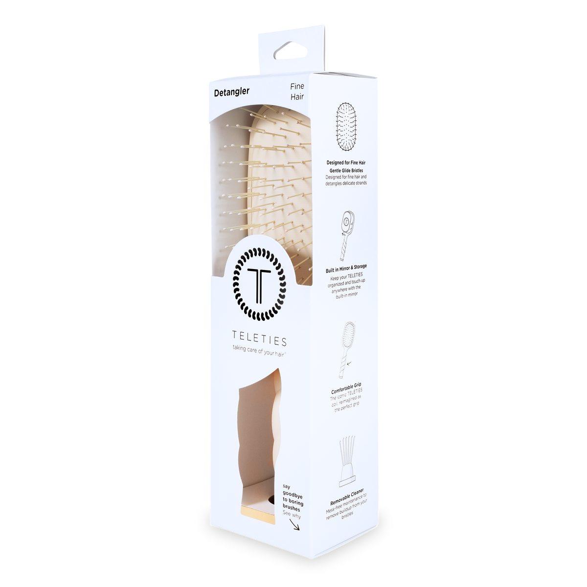 Detangler Brush |Tan| Fine