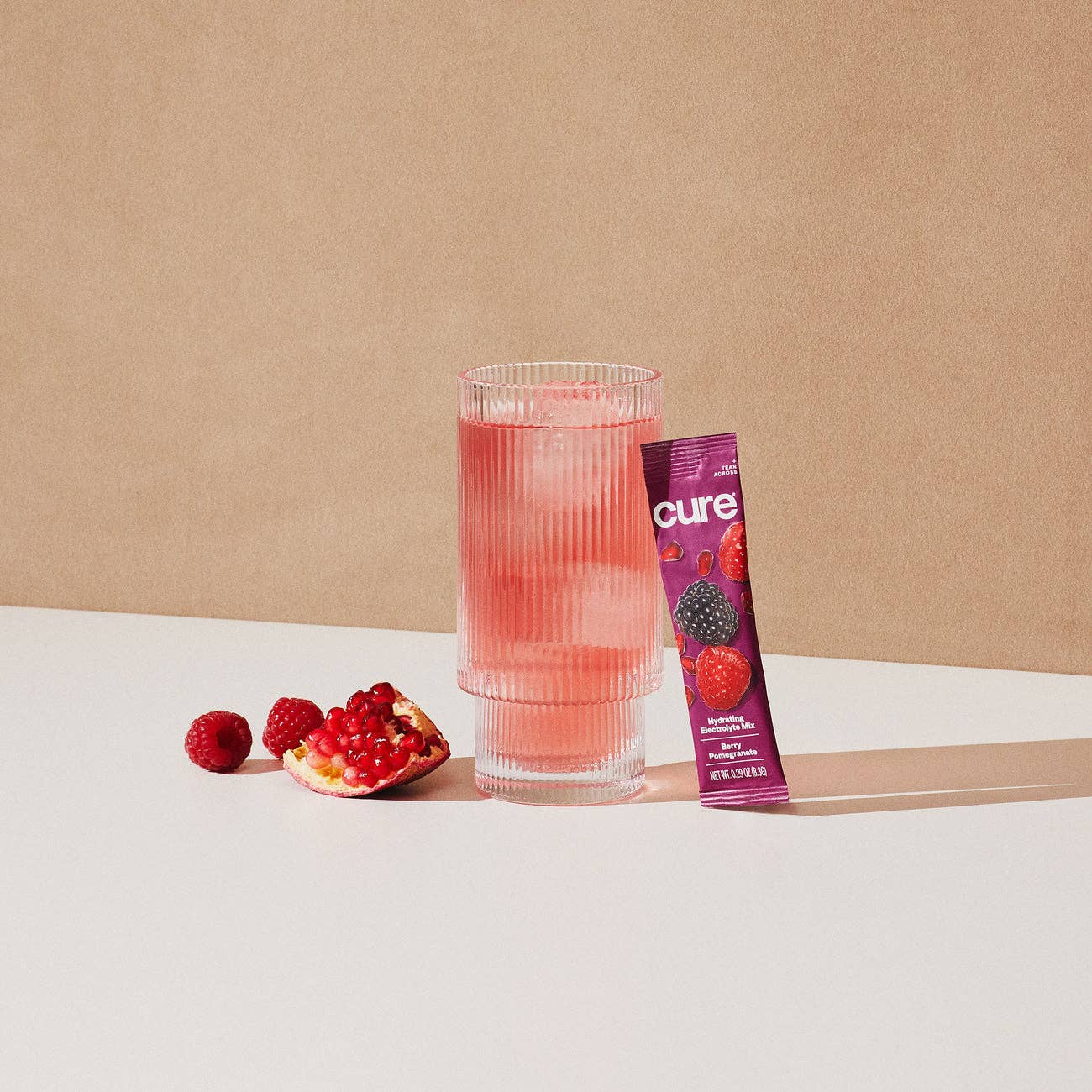 Cure Hydrating Electrolyte Drink Mix - Berry Pomegranate (14ct)