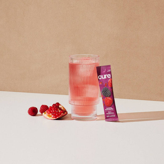 Cure Hydrating Electrolyte Drink Mix - Berry Pomegranate (14ct)
