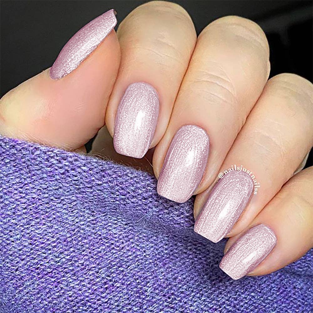 765 Cyber Sea, Light Purple Silver Nail Polish