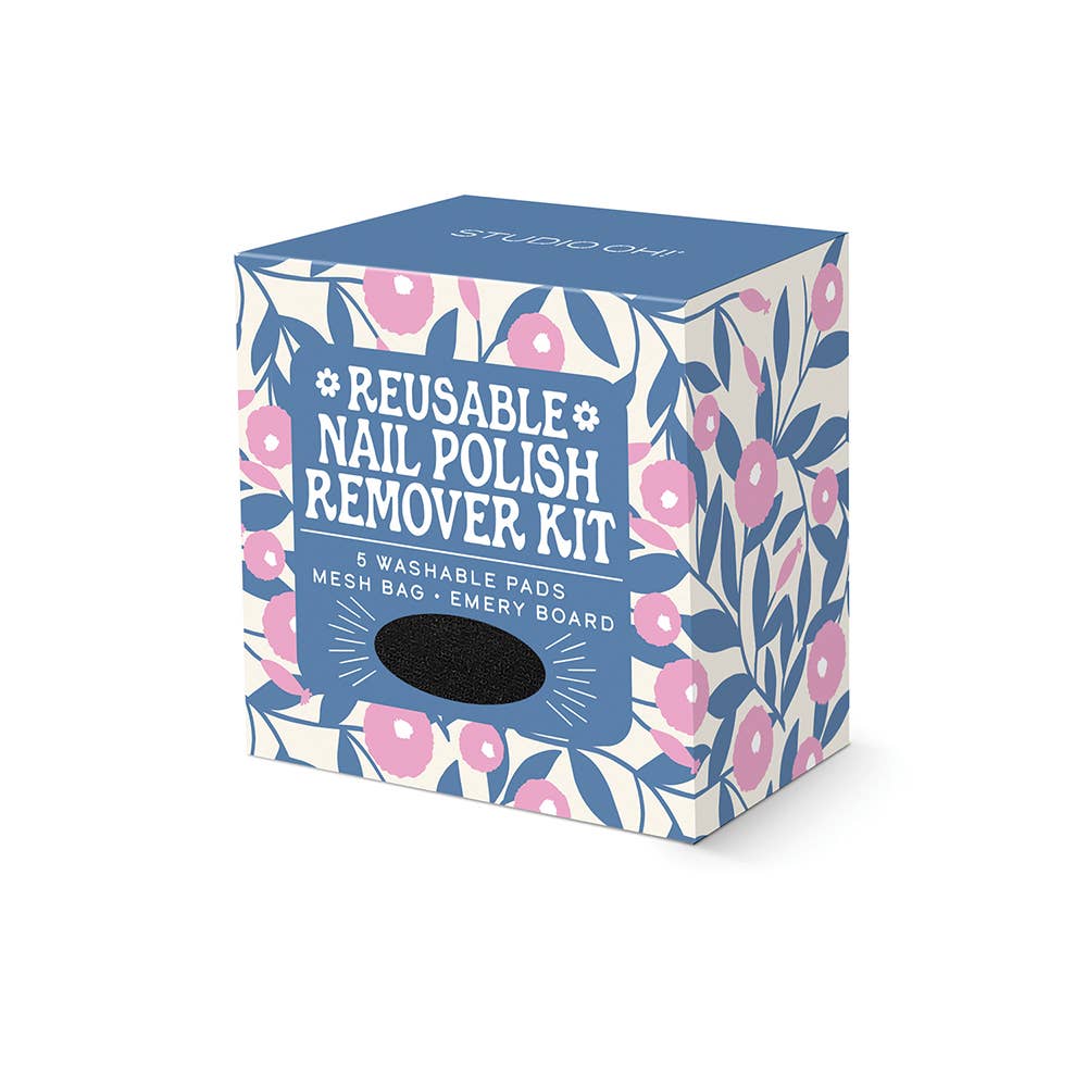 Blushing Dahlias Reusable Nail Polish Remover Kit