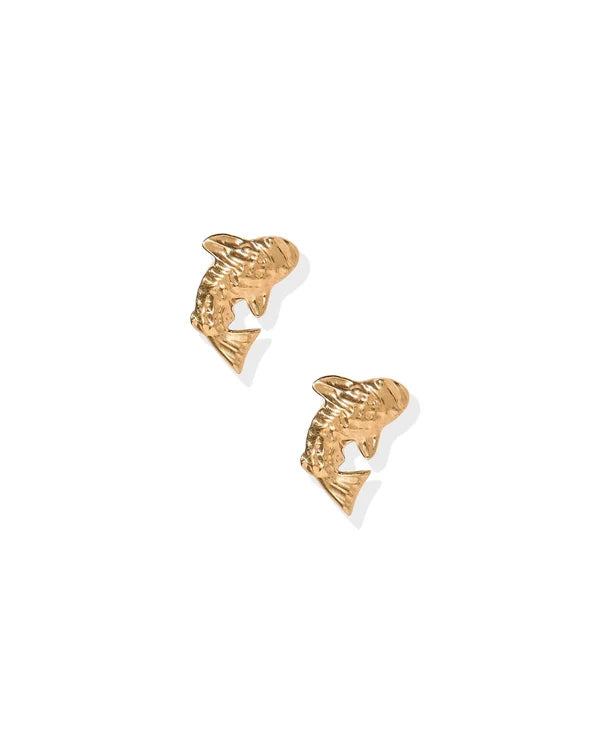 Koi Screwback Stud Earrings