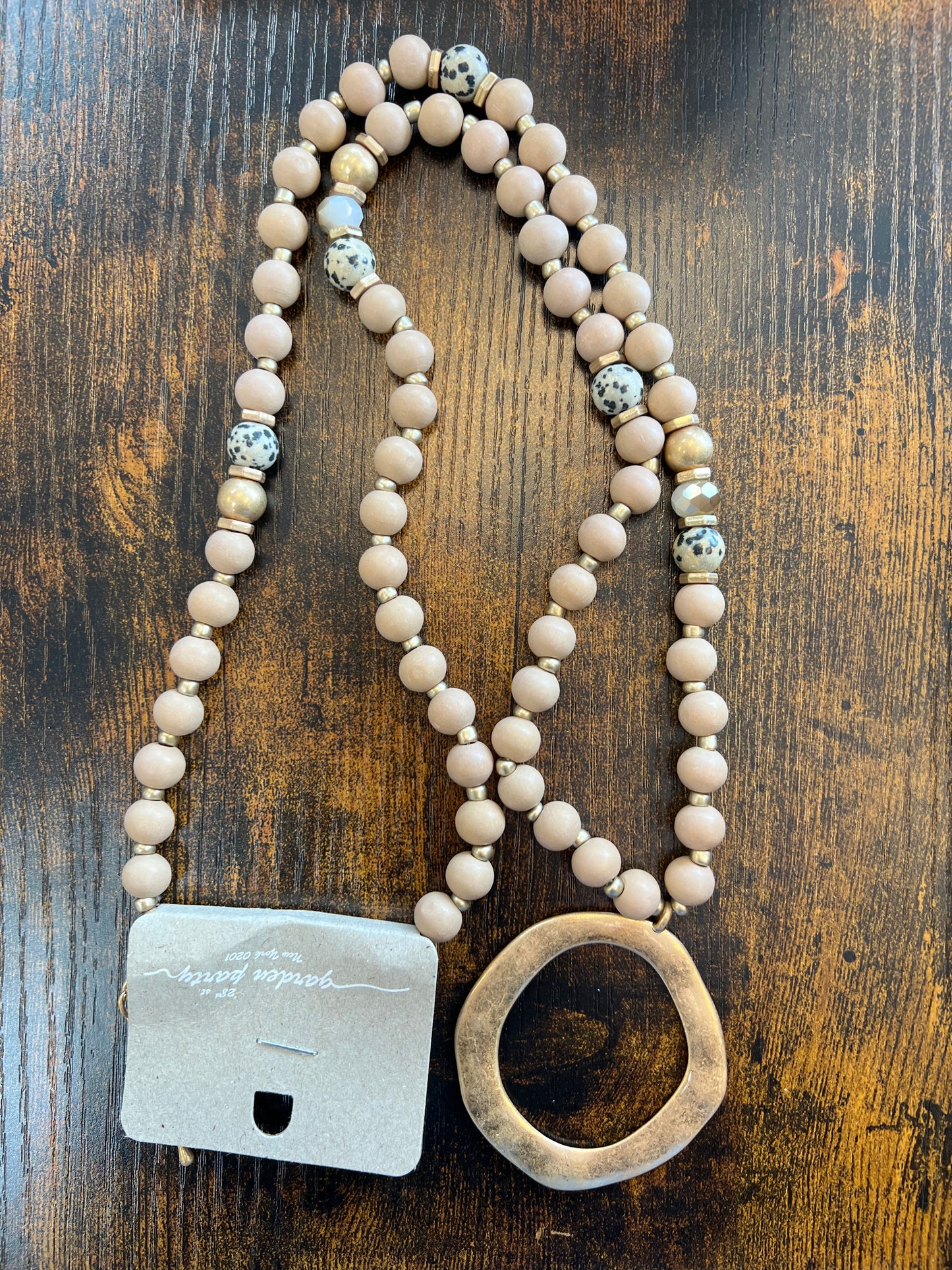 Wooden Bead Necklace